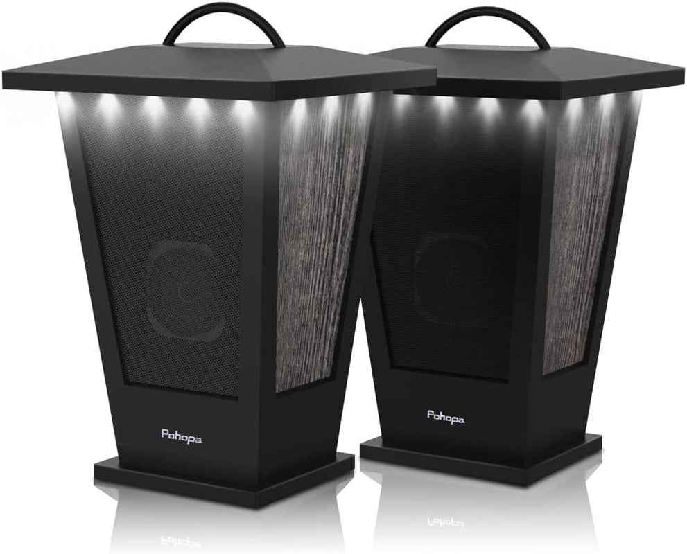 Experience Ultimate Sound with Pohopa Waterproof Bluetooth Speakers - 20W True Wireless Stereo, Dual Pairing, and Vibrant LED Lights for Indoor and Outdoor Fun!