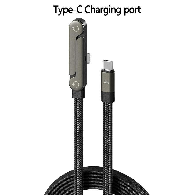 Experience Lightning-Fast Charging with the Invisible Holder Charger Cable & Stand - Your Ultimate 2-in-1 Solution for Gaming, Office, and Travel!